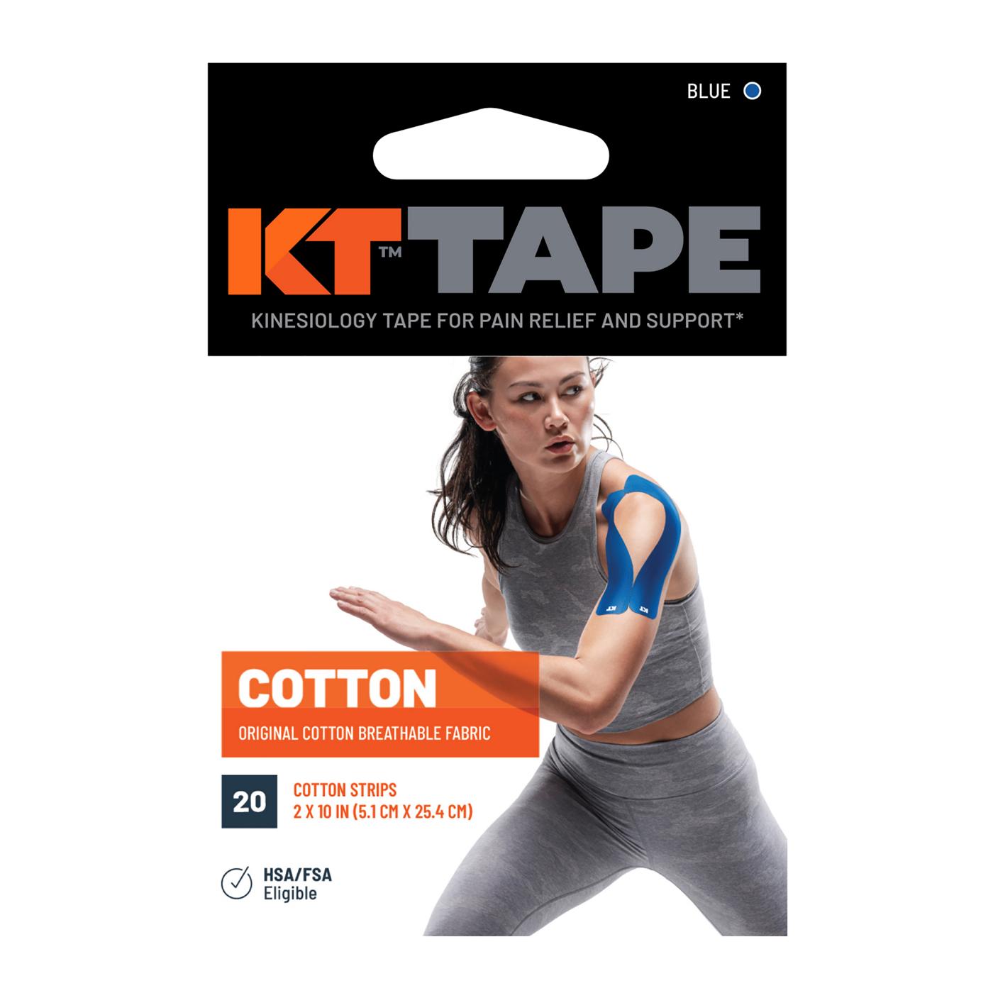 KT Tape Elastic Athletic Tape Strips - Blue; image 1 of 2
