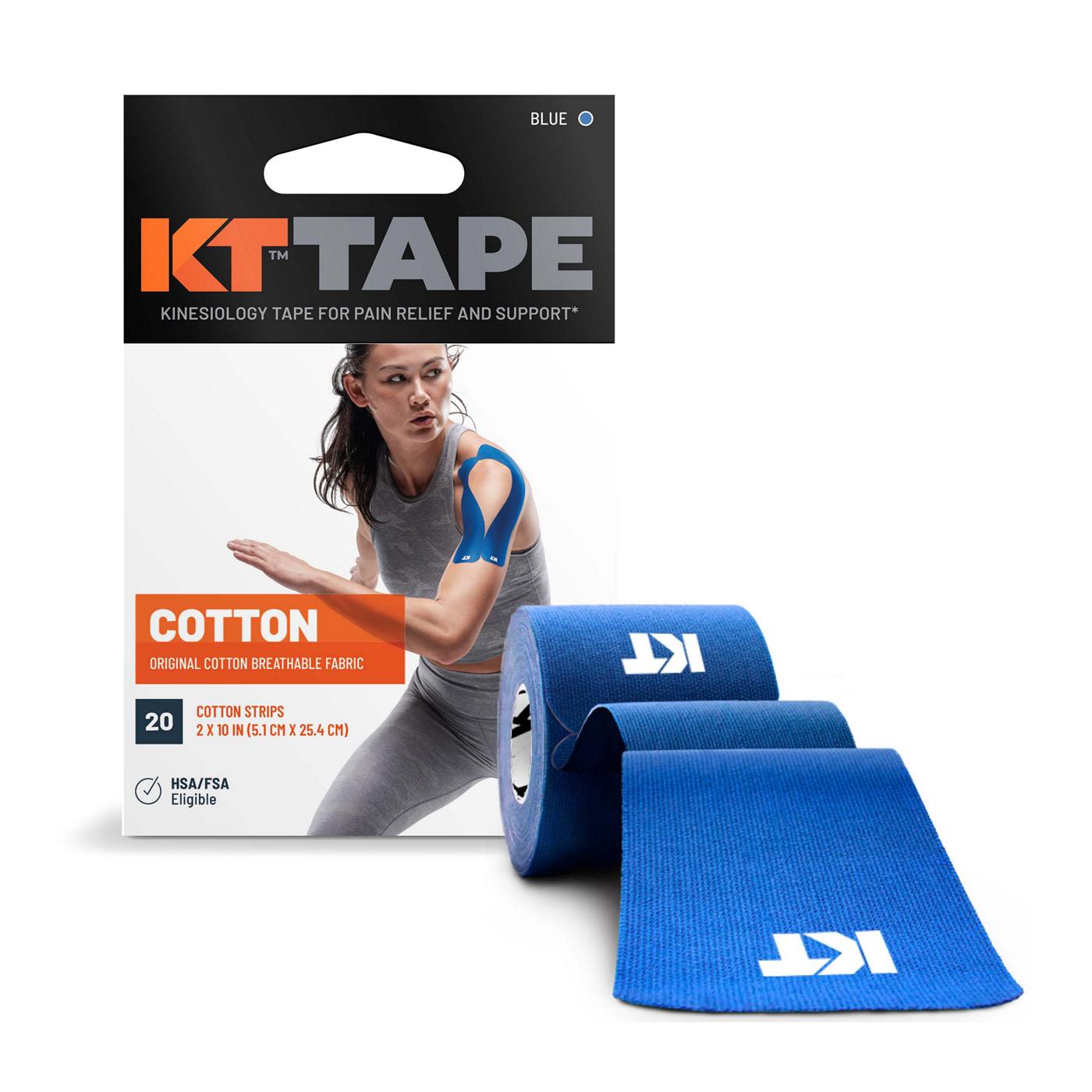 KT Tape Elastic Athletic Tape Strips - Blue; image 2 of 2