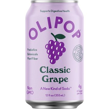 Olipop Prebiotic Soda - Classic Grape - Keep Chilled