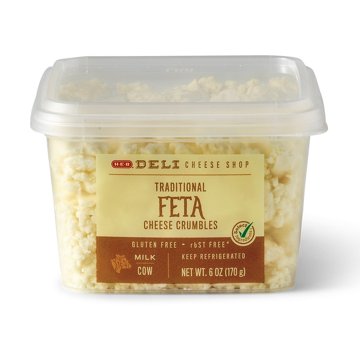 H-E-B Deli Traditional Feta Cheese Crumbles, 6 oz