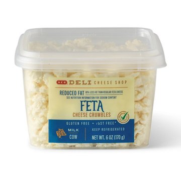 H-E-B Deli Reduced Fat Feta Cheese Crumbles, 6 oz