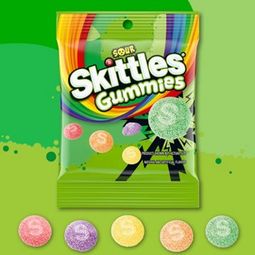 Skittles Sour Gummies Chewy Candy