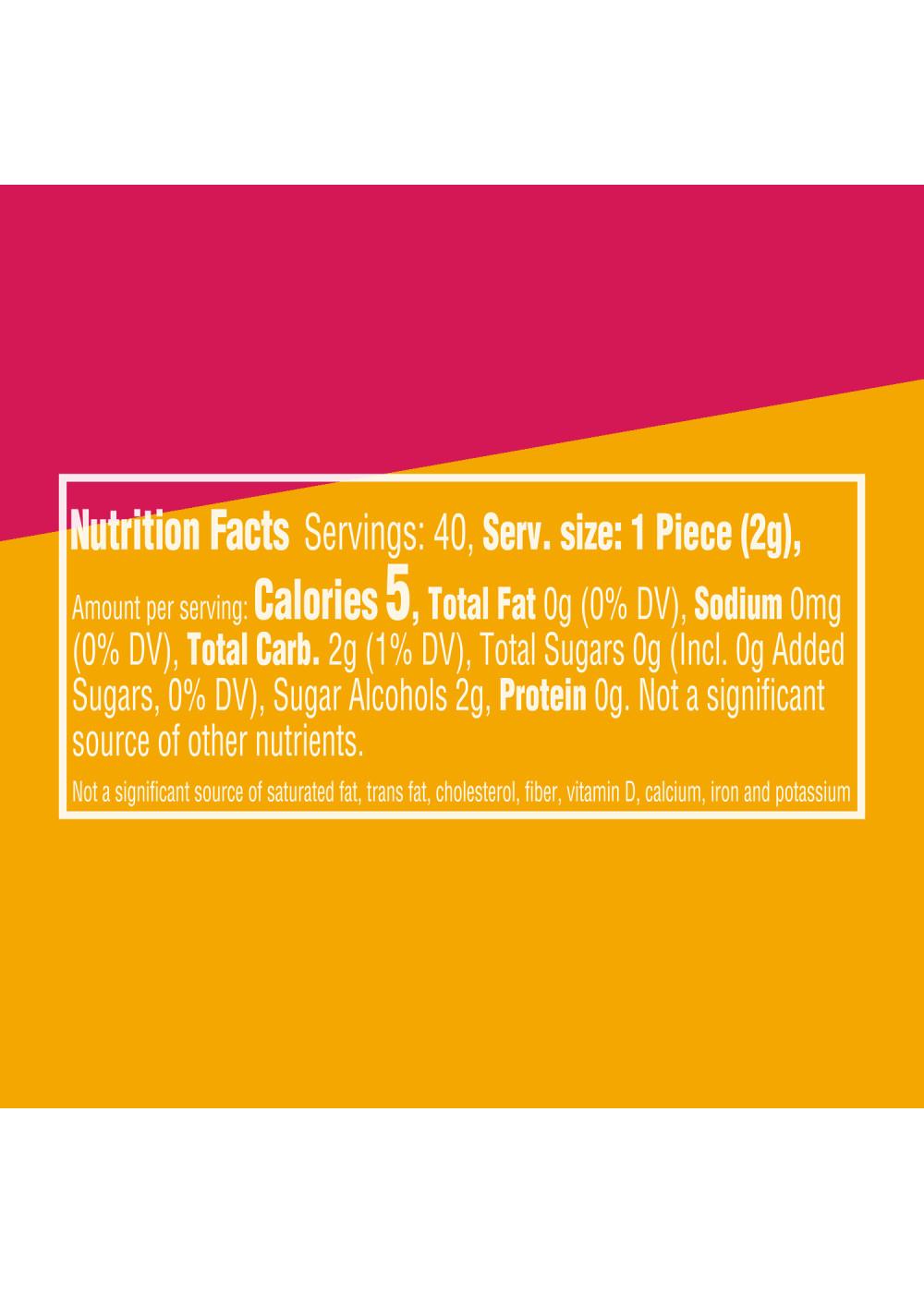 Extra Refreshers Fruit Mix Sugar Free Chewing Gum; image 7 of 7