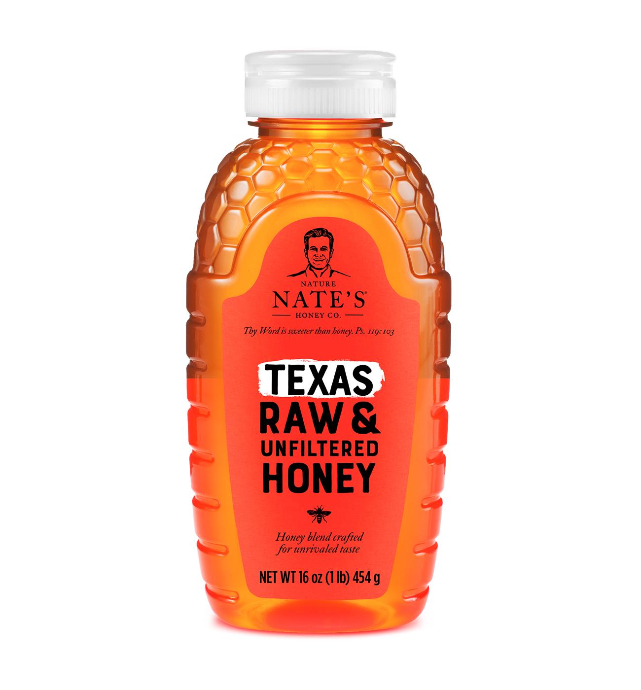 Nature Nate's Pure Raw & Unfiltered Texas Honey; image 1 of 3