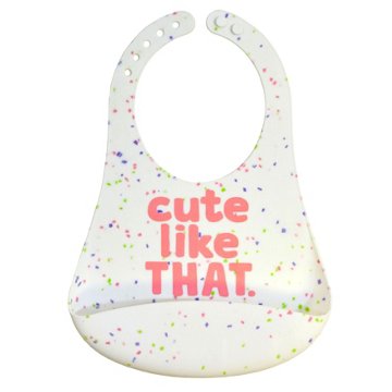 Neat Solutions Speckled Silicone Scoop Bib - Patterns May Vary