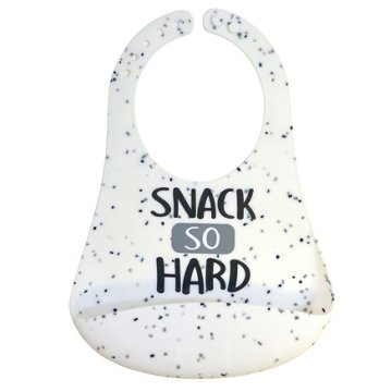 Neat Solutions Speckled Silicone Scoop Bib - Patterns May Vary