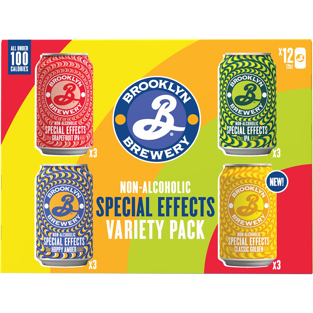 Brooklyn Brewery Special Effects Non Alcoholic Variety Pack 12 oz Cans