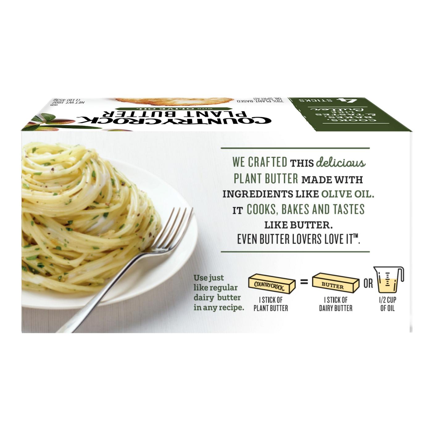 Country Crock Dairy Free Plant Butter Sticks with Olive Oil; image 2 of 9