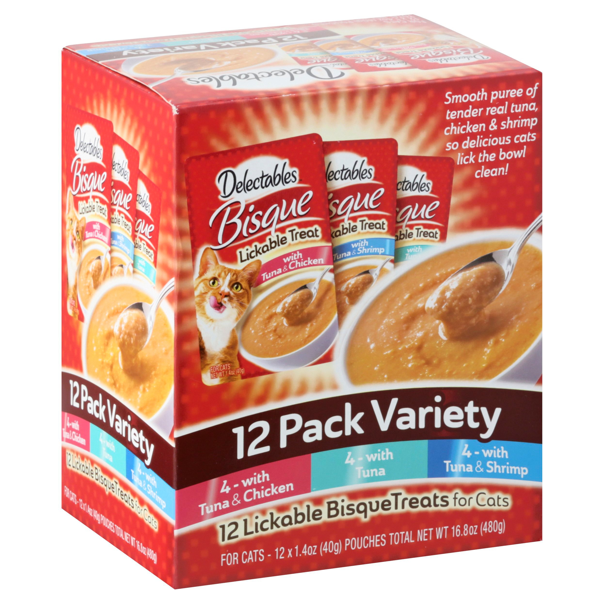 Hartz Delectables Bisque Variety Pack Cat Treats