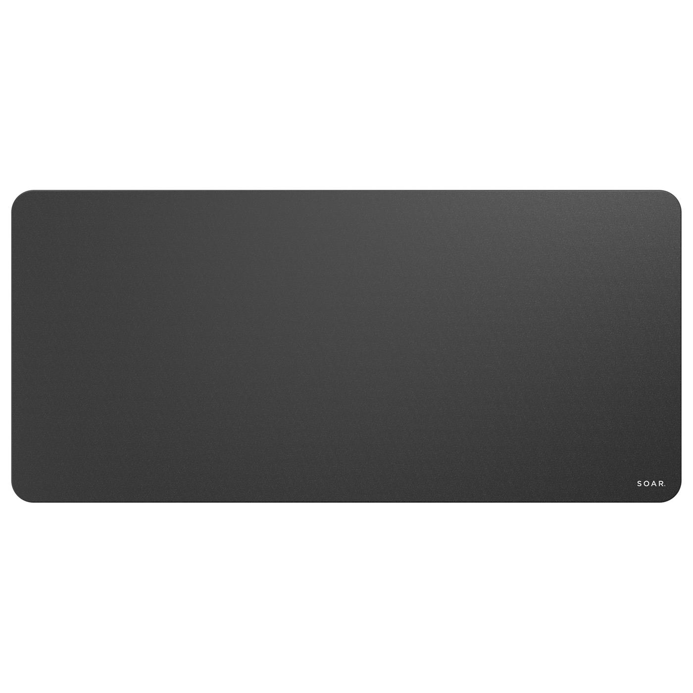 Soar Premium Leather Desk Pad Black Shop Tools & equipment at HEB