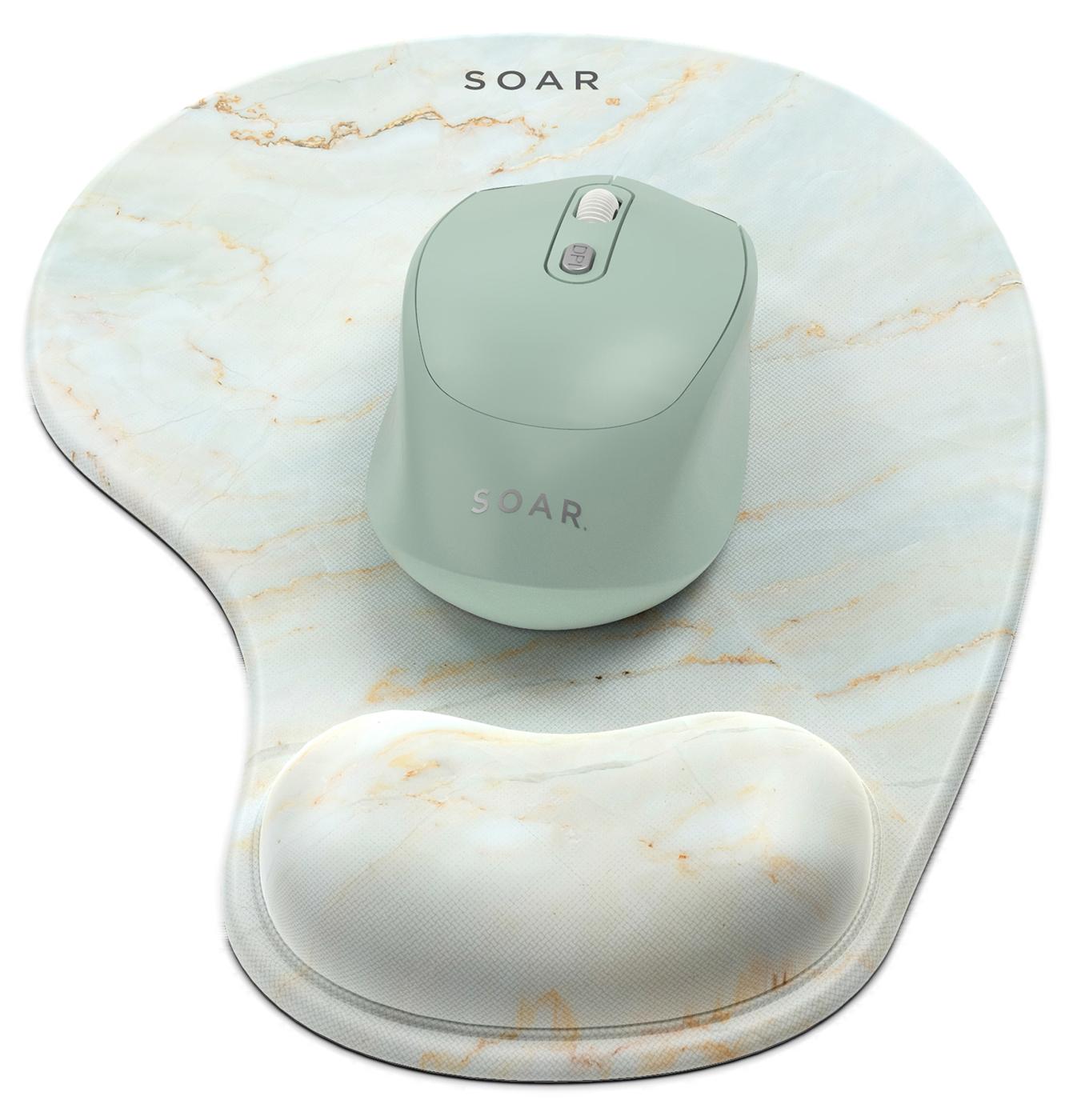 Soar Smooth Gel Mouse Pad - Marble Mint; image 2 of 4