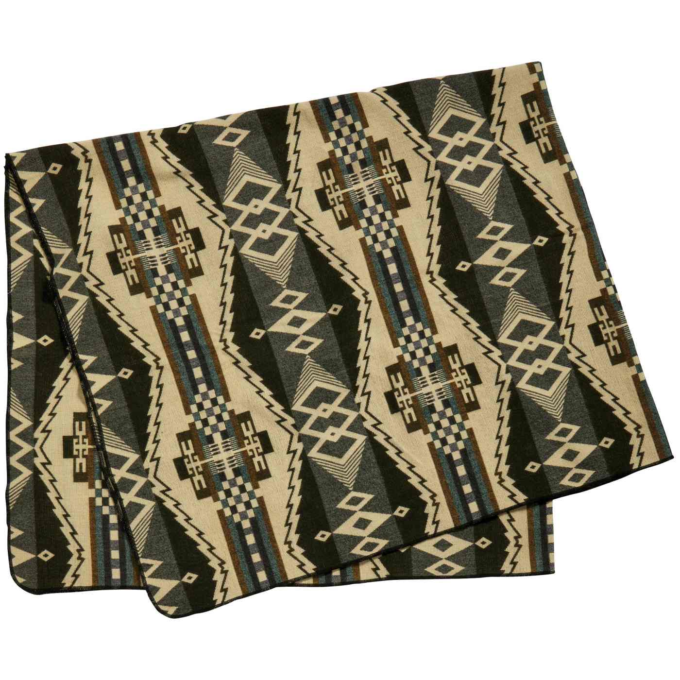 Texas Proud Alpaca & Wool Decorative Saddle Blanket Throw Tri Diamond