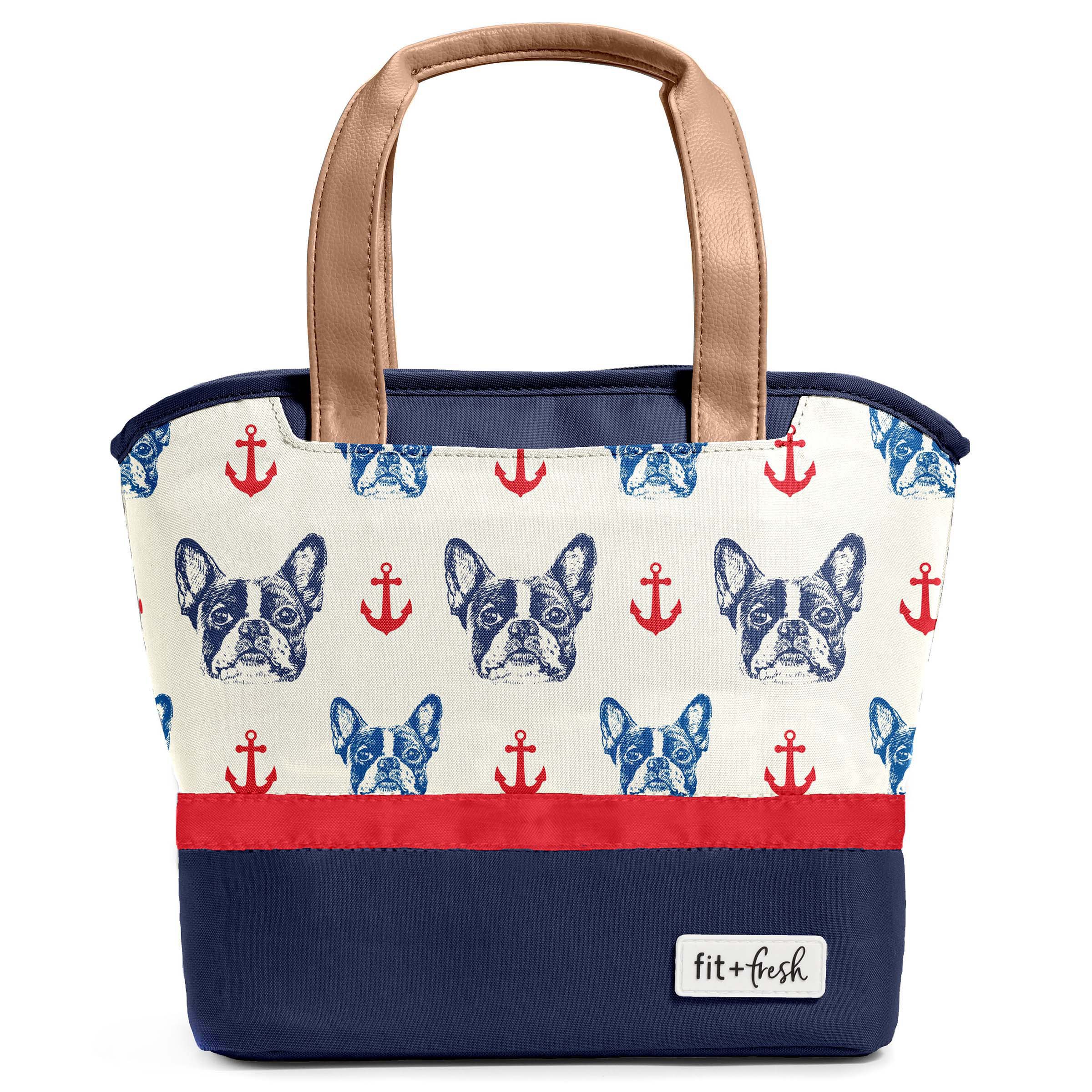 Fit + Fresh Roseboro Nautical Pup Insulated Lunch Tote Kit - Shop Lunch ...