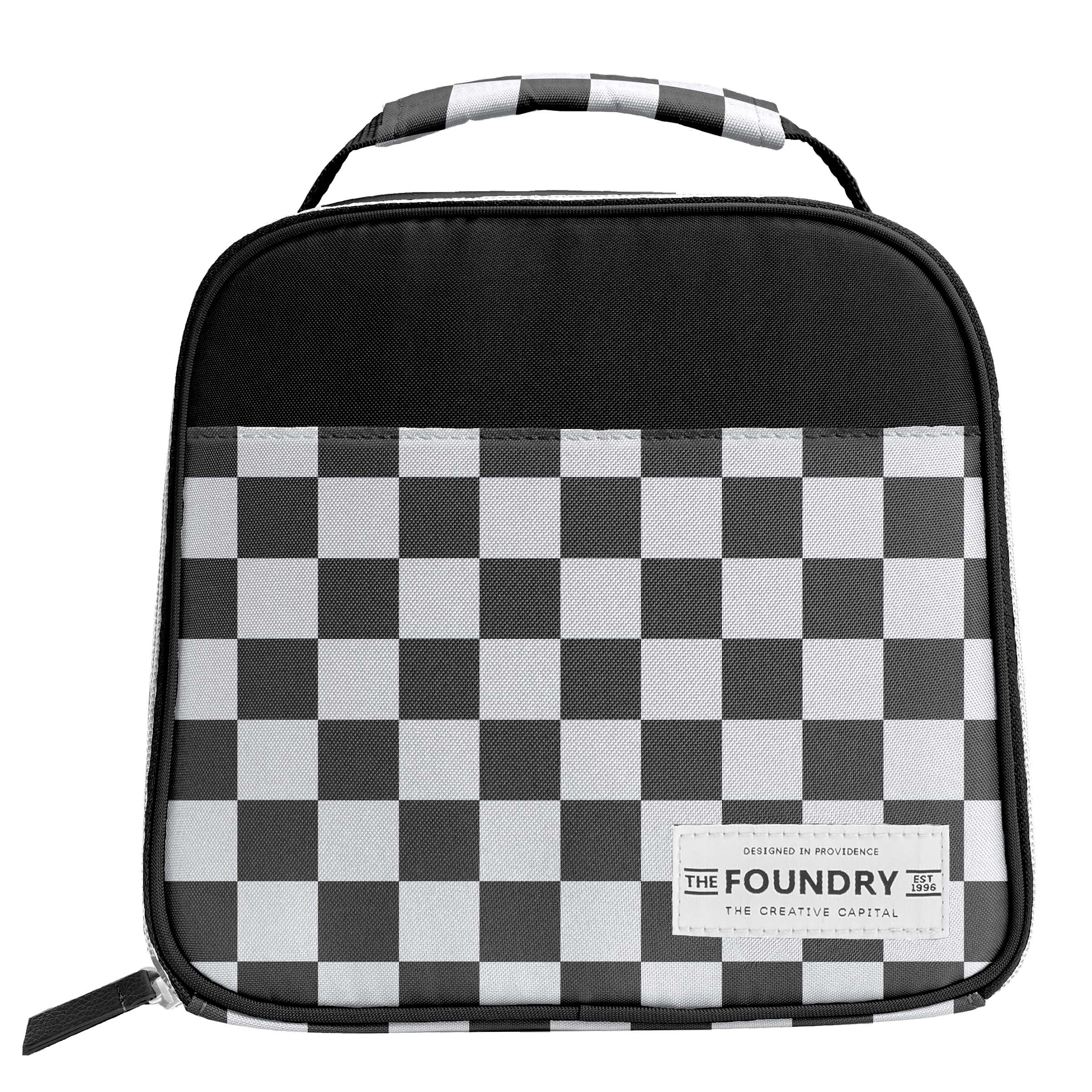 Fit + Fresh Foundry Prospect Steel Checker Insulated Lunch Bag Shop