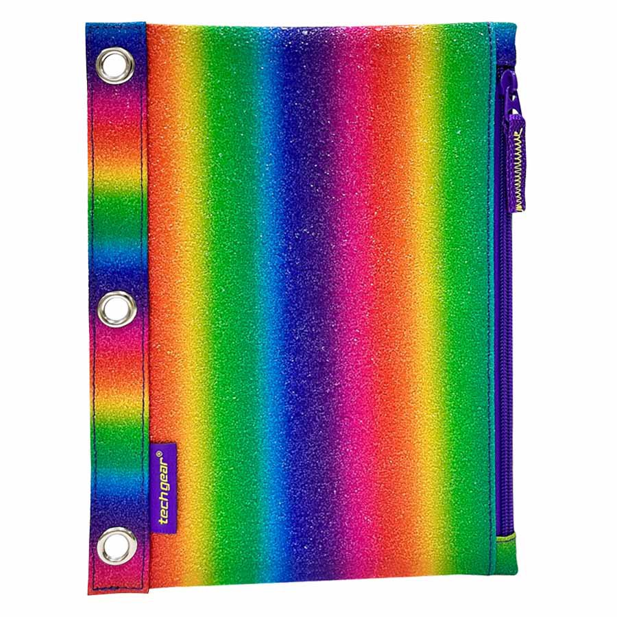 Tech Gear Binder Pouch Over The Rainbow Shop Pencil Cases at HEB