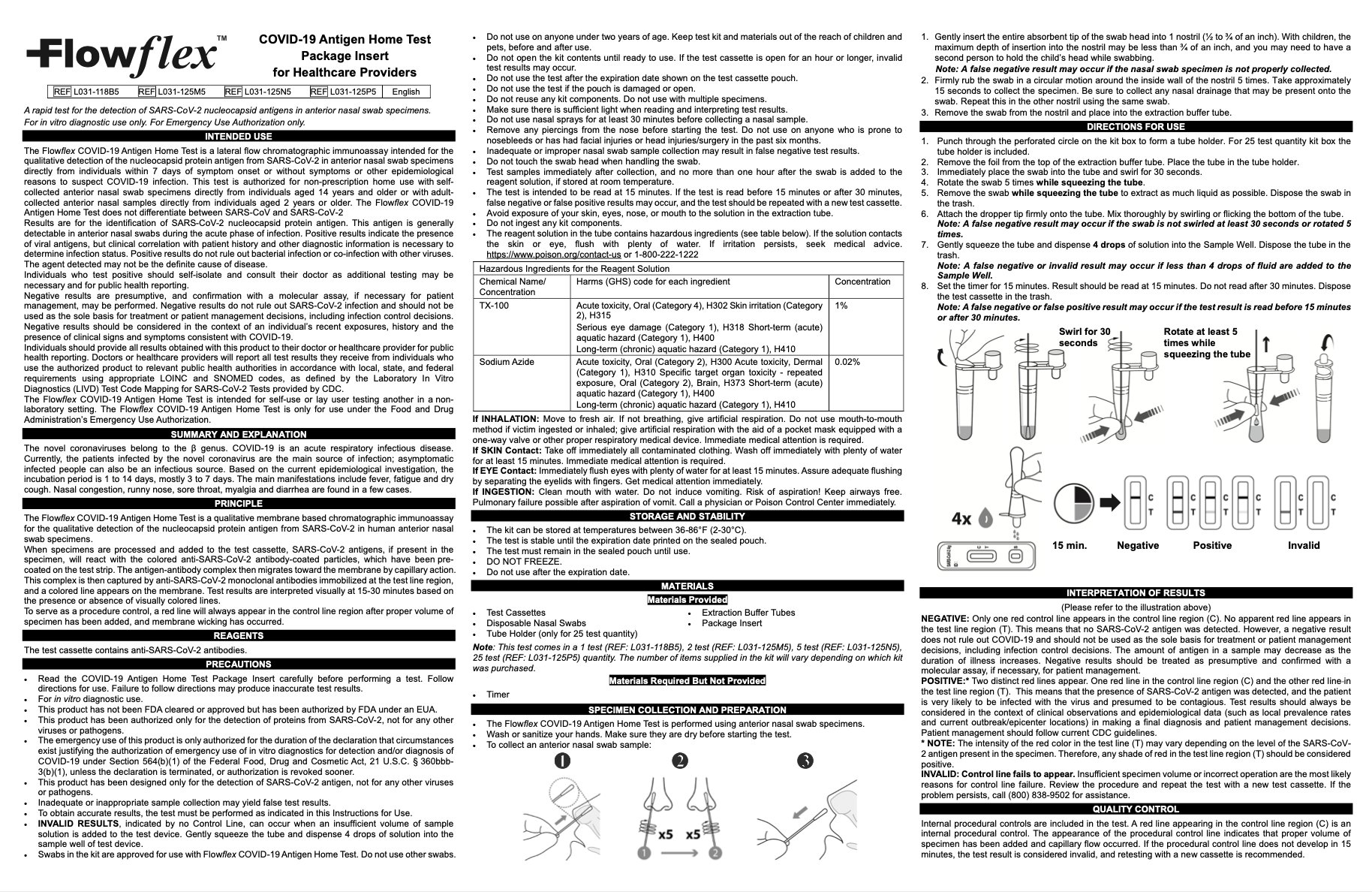 Flowflex Covid 19 Antigen Test Shop Kits Supplies At H E B   006073539 2