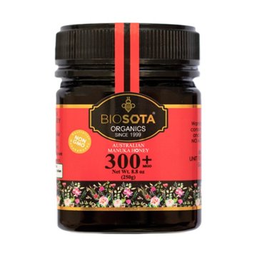 Biosota Organics Australian Manuka Honey MGO300, 8.8 oz
