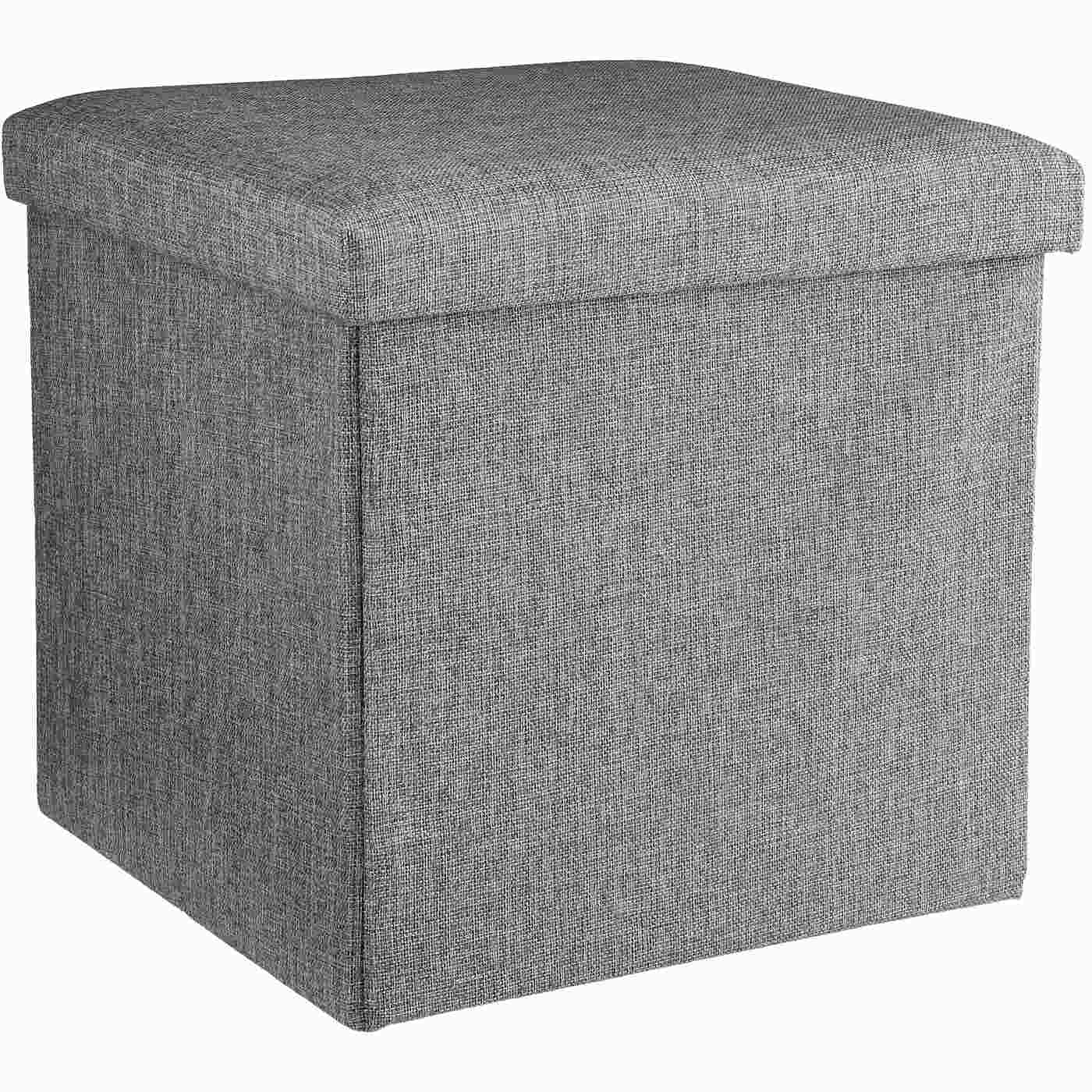 Destination Holiday Square Collapsible Storage Box Gray Shop Storage Bins at HEB