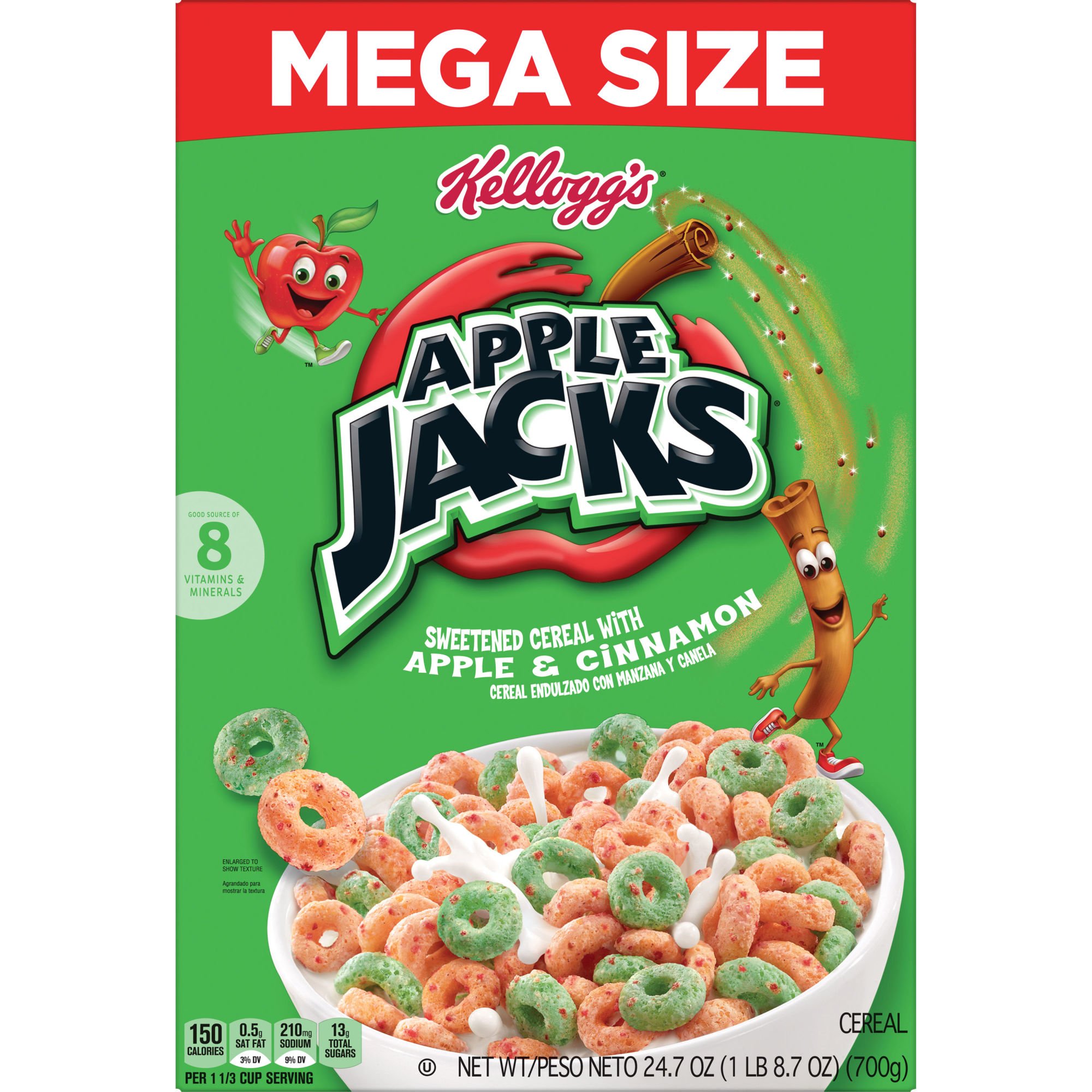 Kellogg's Apple Jacks Cereal Giant Size Shop Cereal at HEB