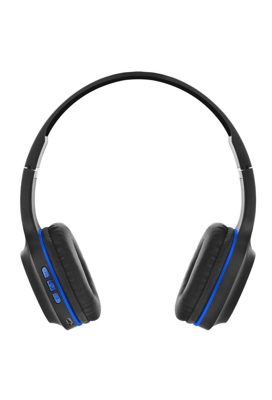 Sentry Kid-Safe Wireless Headphones with Mic - Blue & Black; image 2 of 2