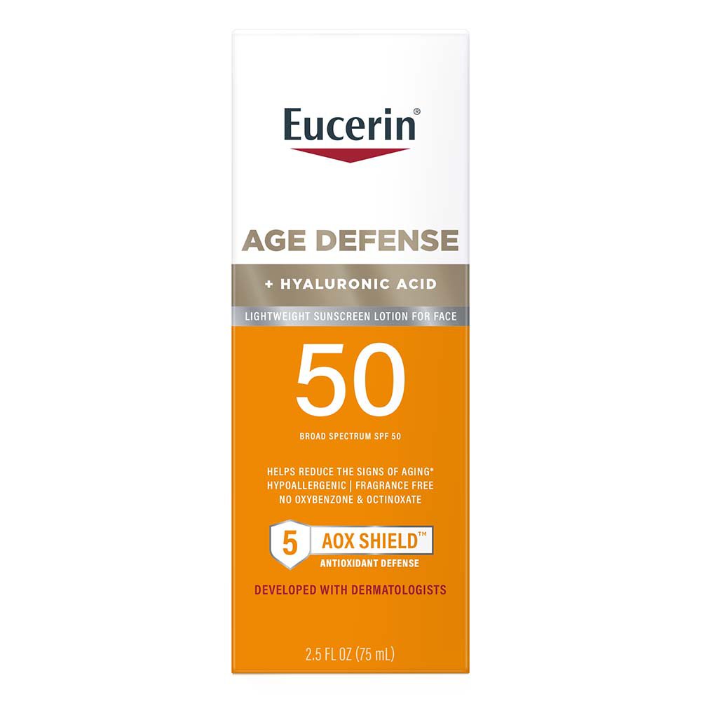 Eucerin Age Defense Light Sunscreen Lotion SPF 50 - Shop Bath & Skin Care at