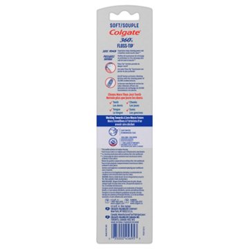Colgate 360 Floss -Tip Sonic Powered Toothbrush - Soft