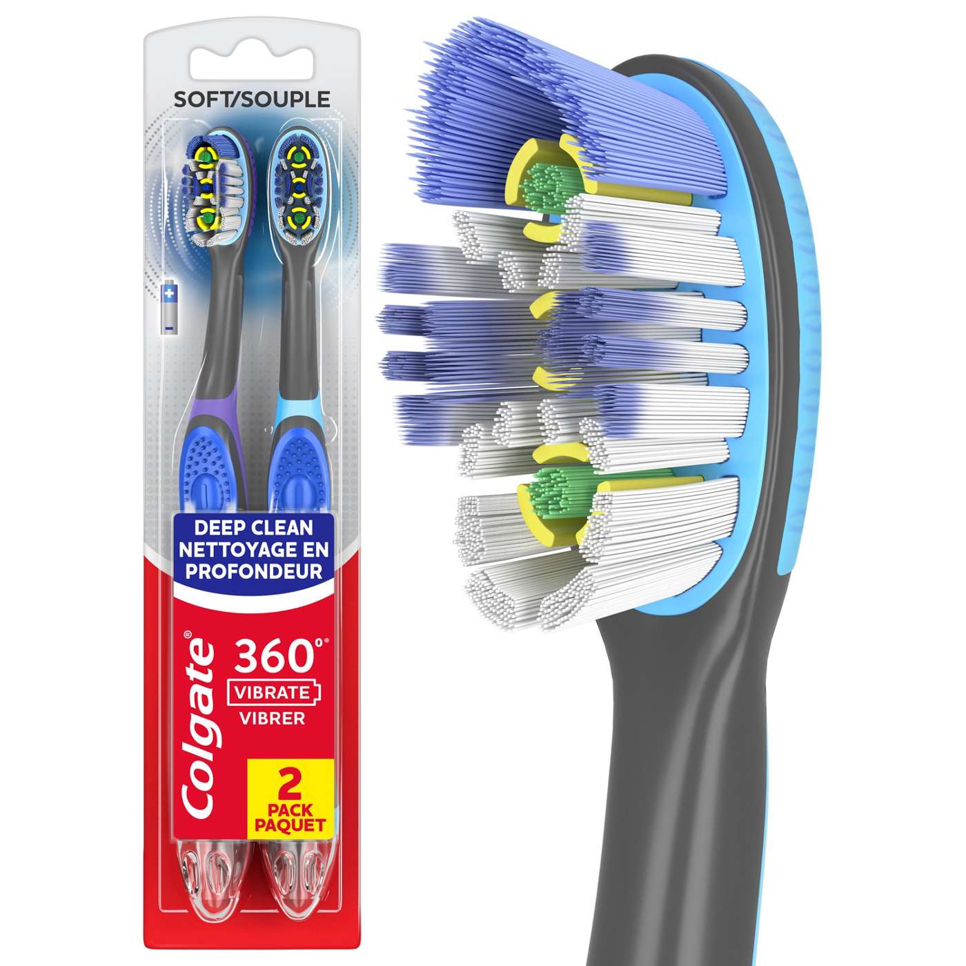 Colgate 360 Floss -Tip Sonic Powered Toothbrush - Soft; image 9 of 10