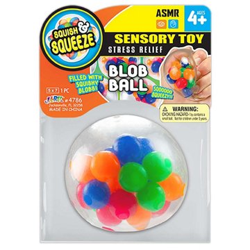 Ja-Ru Squish & Squeeze Blob Ball - Assorted