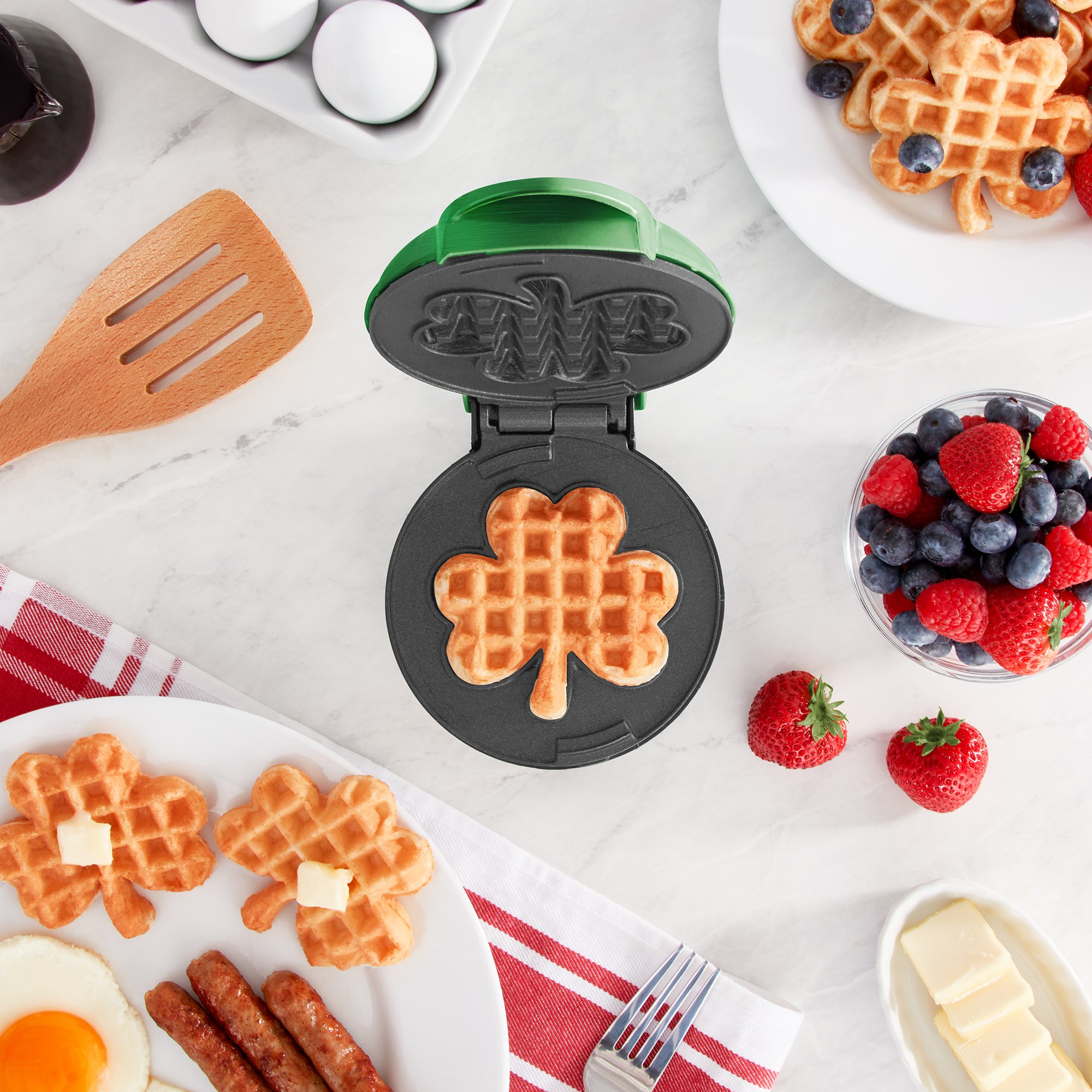 Dash Mini Waffle Bowl Maker-Mint - Shop Griddles & Presses at H-E-B