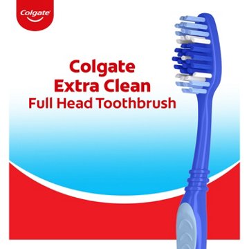 Colgate Extra Clean Toothbrushes - Medium, 6 ct