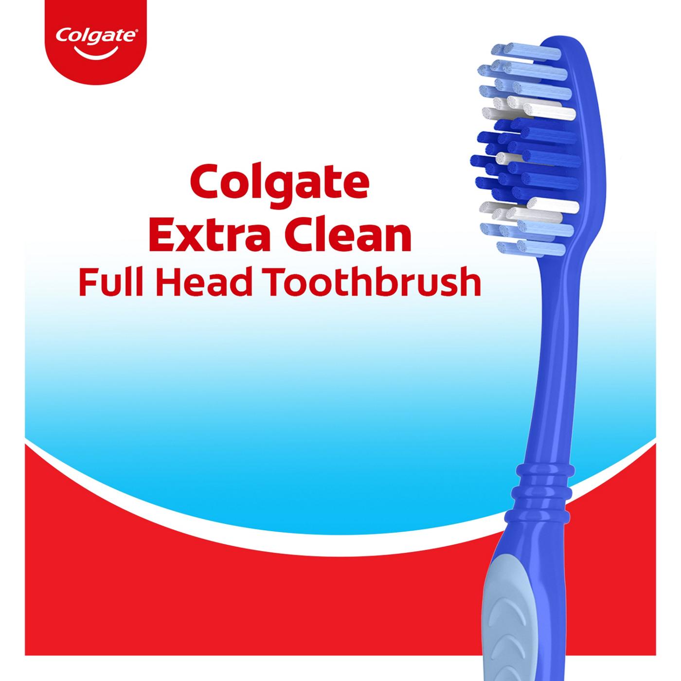 Colgate Extra Clean Toothbrushes - Medium; image 8 of 10