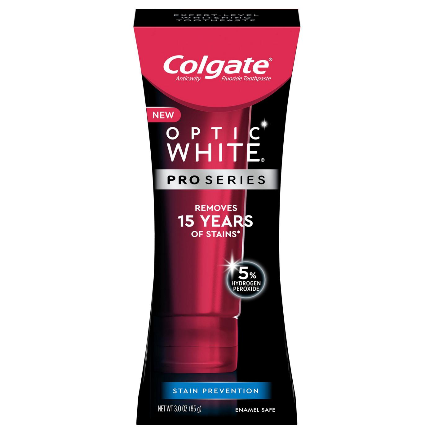 Colgate Optic White Pro Series Anticavity Toothpaste Stain Prevention