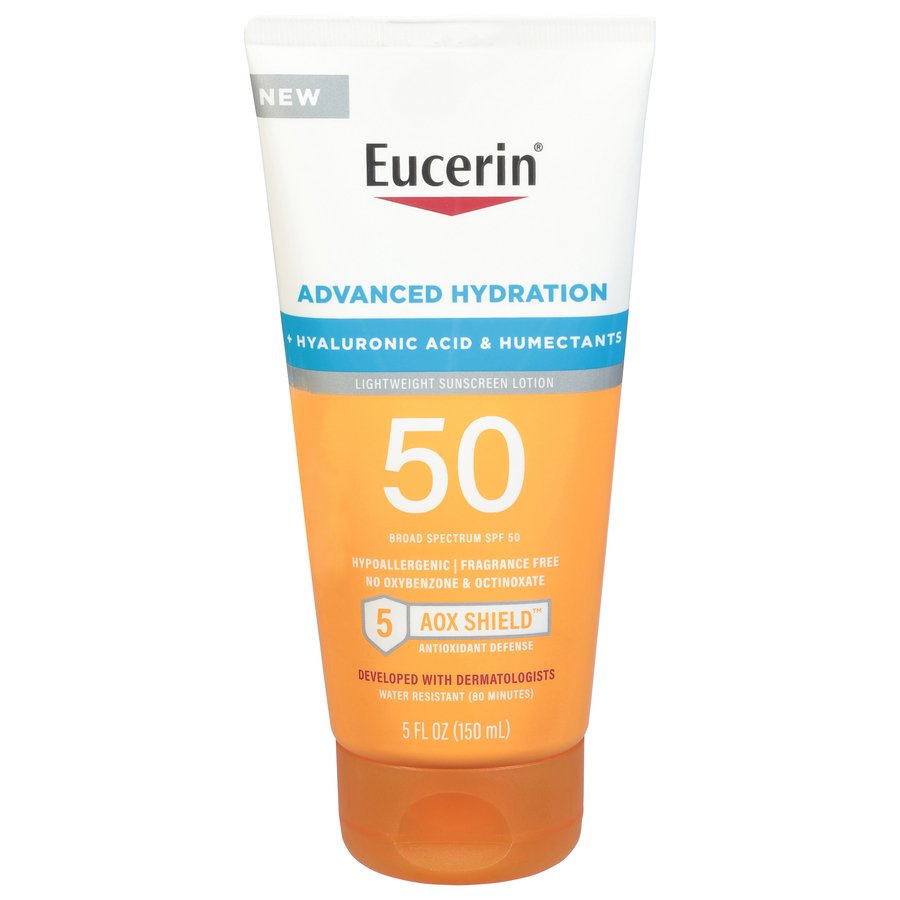Eucerin Advanced Hydration Lightweight Sunscreen Lotion SPF 50 Shop