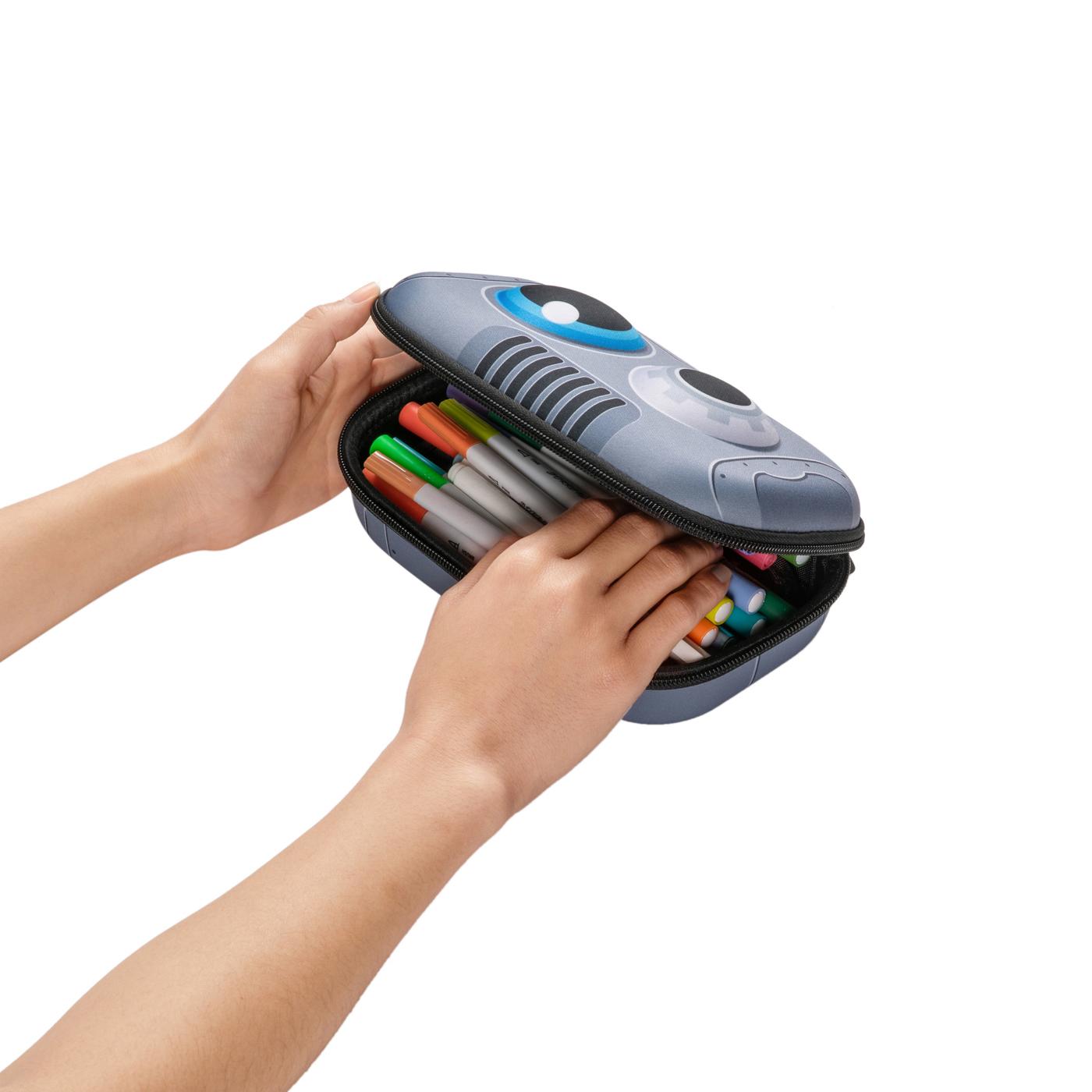 zipit Zippered Pencil Box - Beast Gray; image 7 of 7