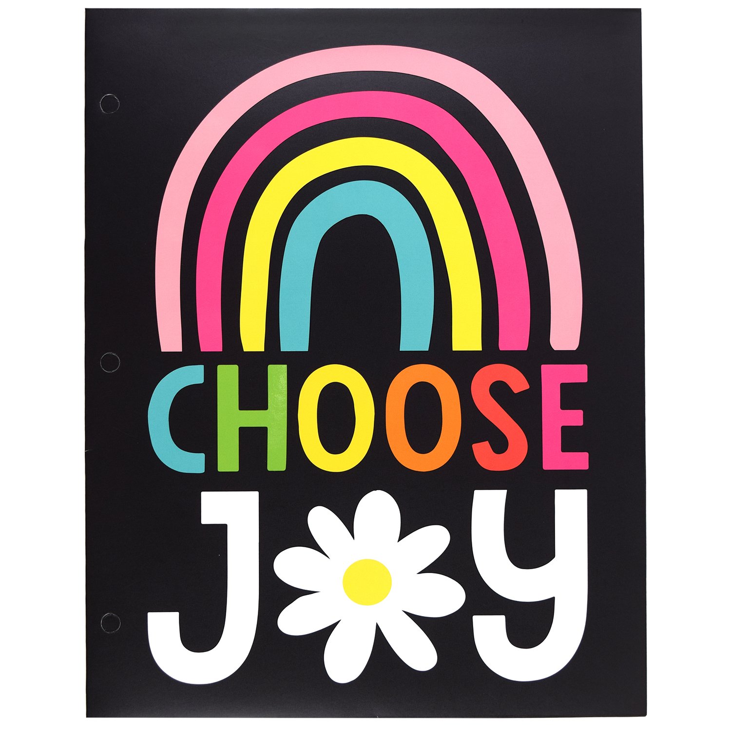 Top Flight Choose Joy Pocket Paper Portfolio - Shop Folders at H-E-B