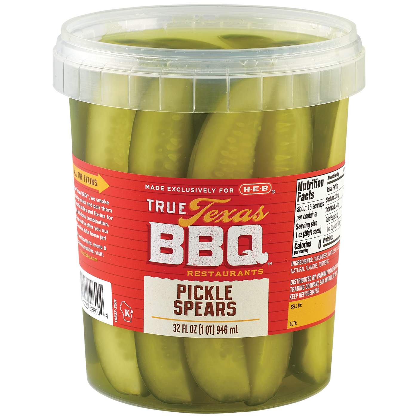 True Texas BBQ Pickle Spears Shop Pickles & cucumber at HEB