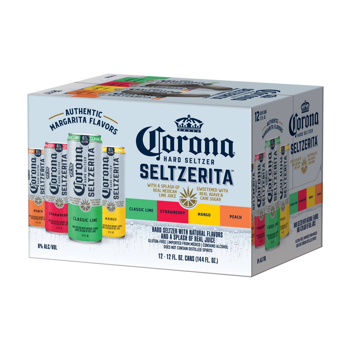 Corona Hard Seltzer Seltzerita Variety Pack Gluten Free 12 oz Cans, 12 pk; image 7 of 8