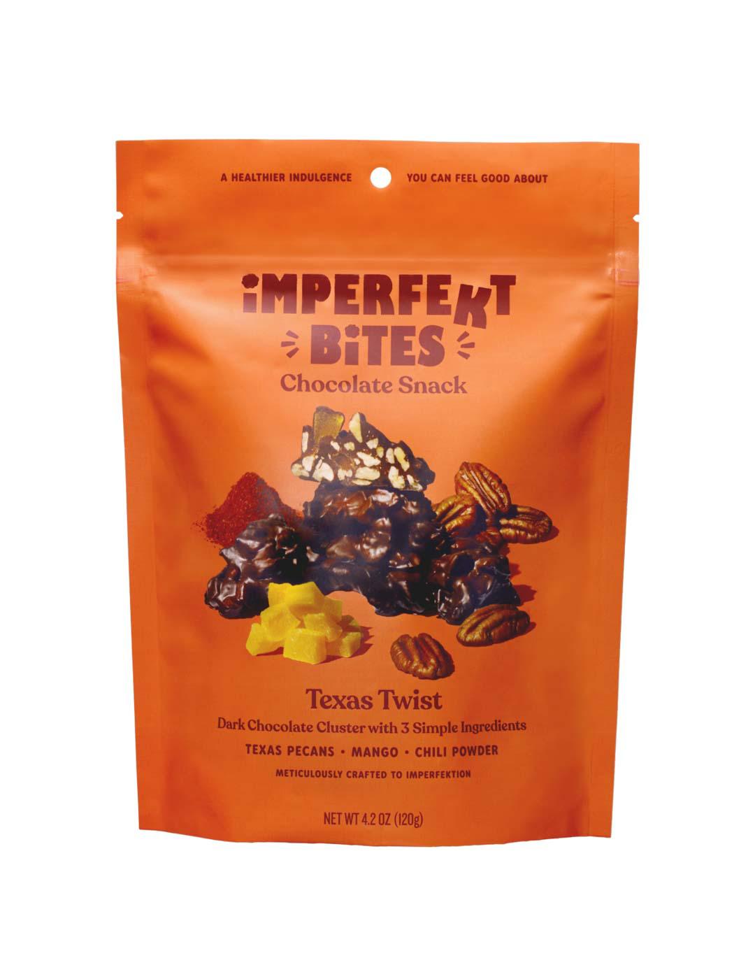 Imperfekt Bites Texas Twist Dark Chocolate Snack; image 1 of 2