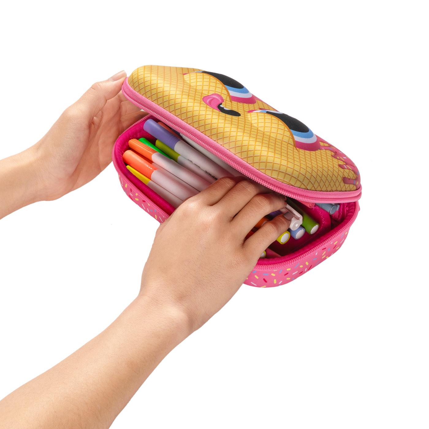 zipit Molded Pencil Storage Case - Pink; image 6 of 7