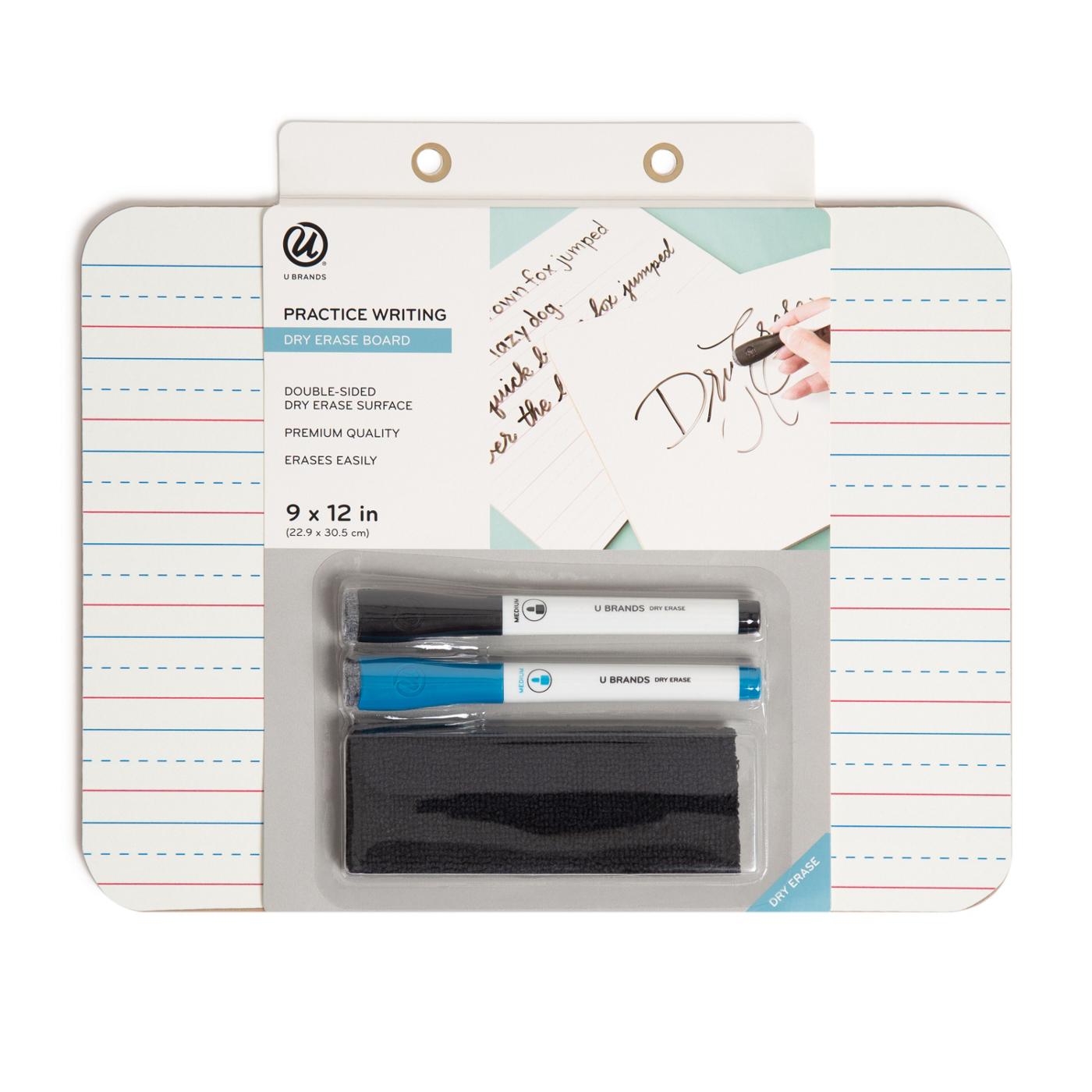 U Brands Practice Writing Dry Erase Board Shop Bulletin & dryerase