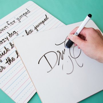 U Brands Practice Writing Dry Erase Board, 9" x 12"