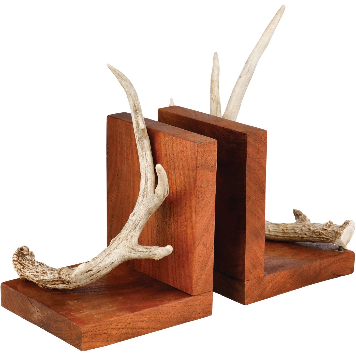 Texas Proud Whitetail Antler Bookends; image 1 of 2