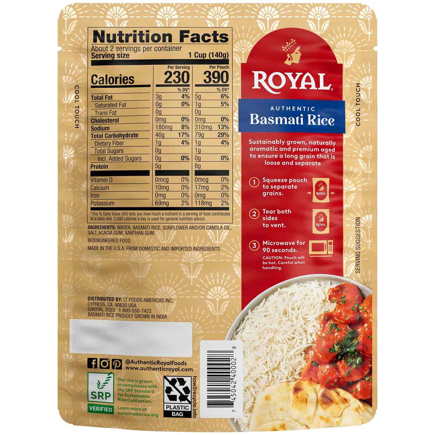 Royal White Basmati Rice; image 2 of 2