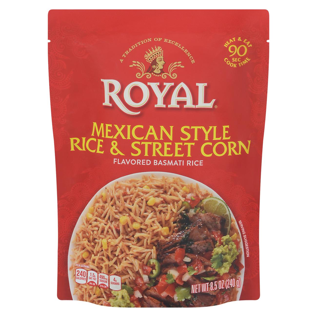 Royal Mexican Style Rice and Street Corn
