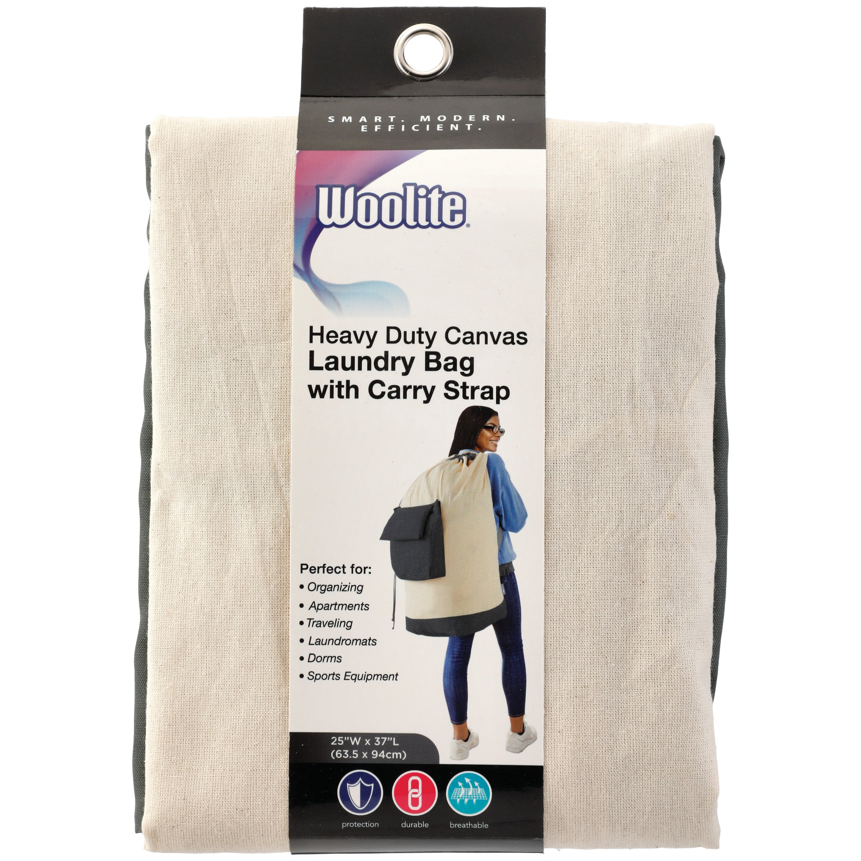 Woolite Heavy Duty Canvas Laundry Bag W-82757 - The Home Depot