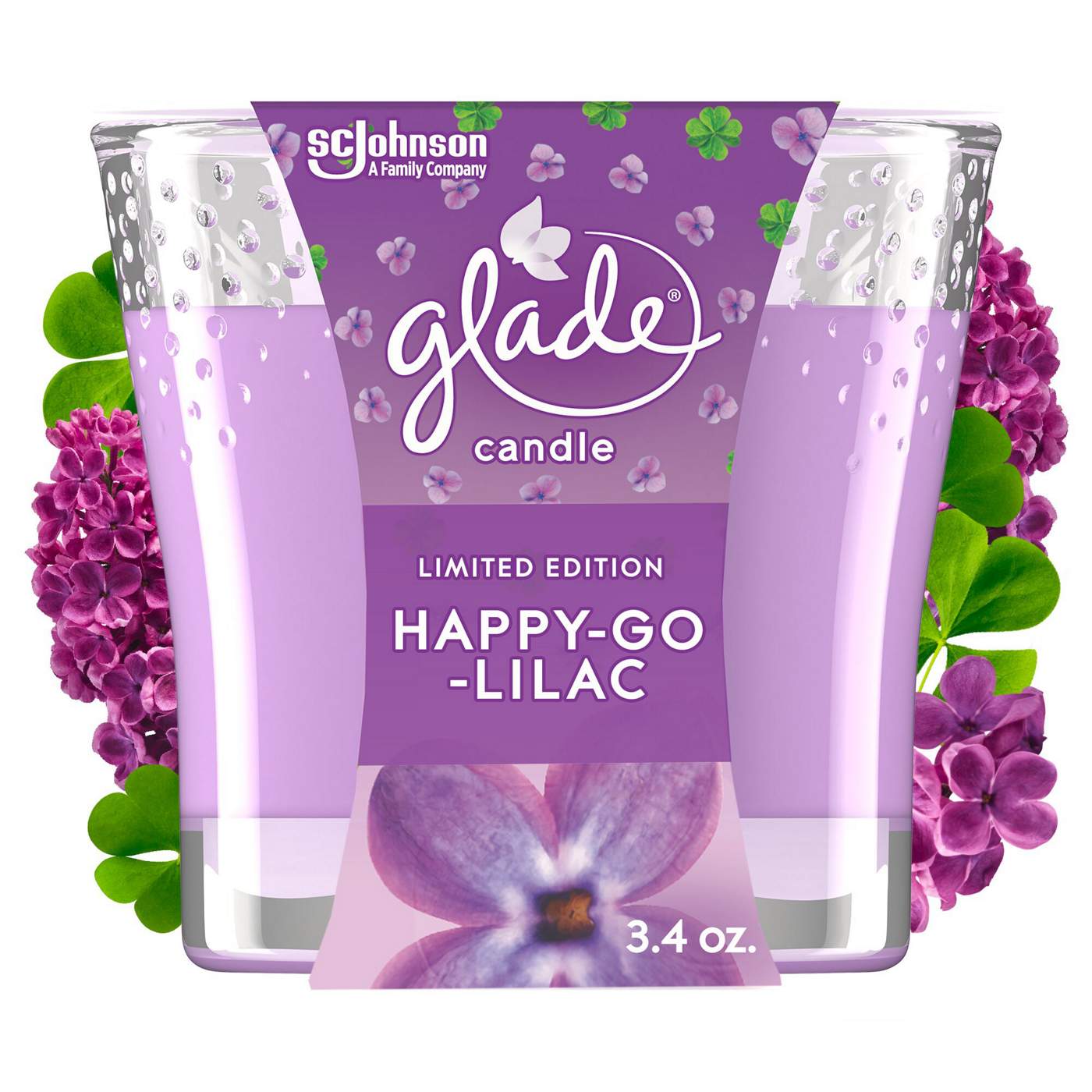 Glade Happy Go Lilac Candle; image 1 of 2