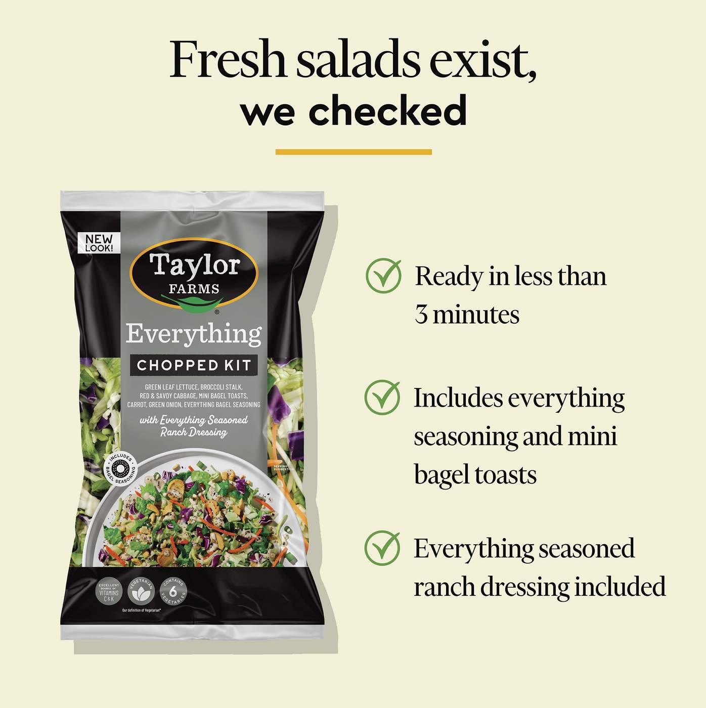 Taylor Farms Chopped Salad Kit - Everything; image 6 of 6