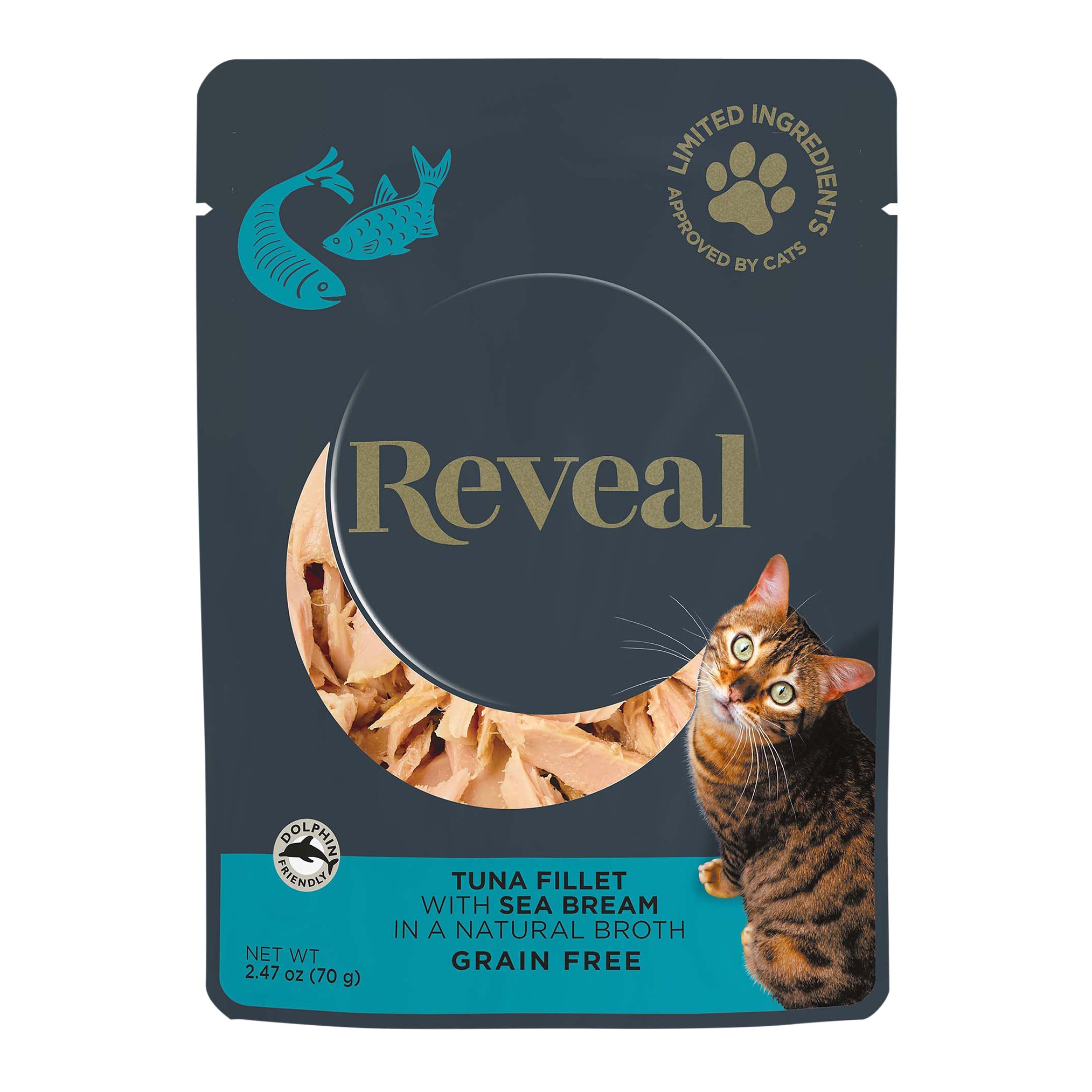 Reveal Tuna With Sea Bream Wet Cat Food Shop Food at HEB