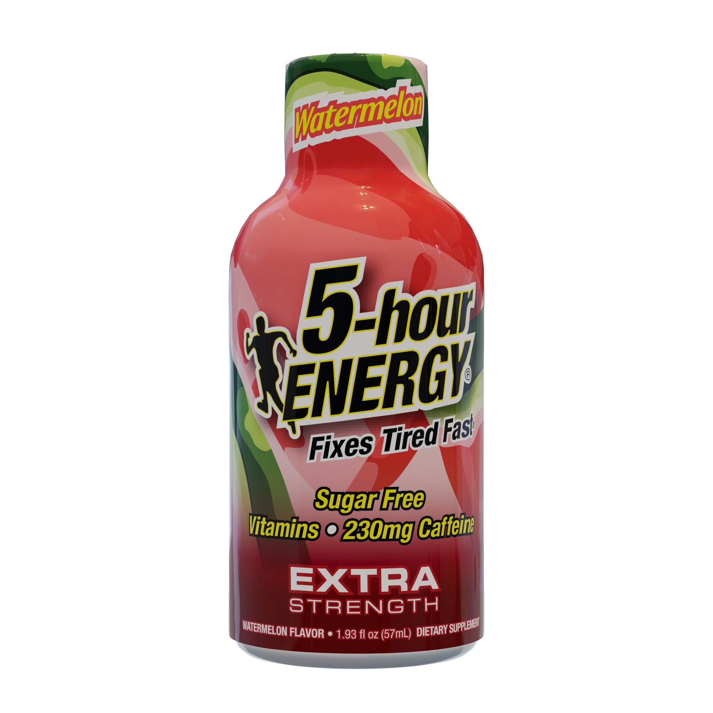 how much caffeine is in an extra strength 5 hour energy shot