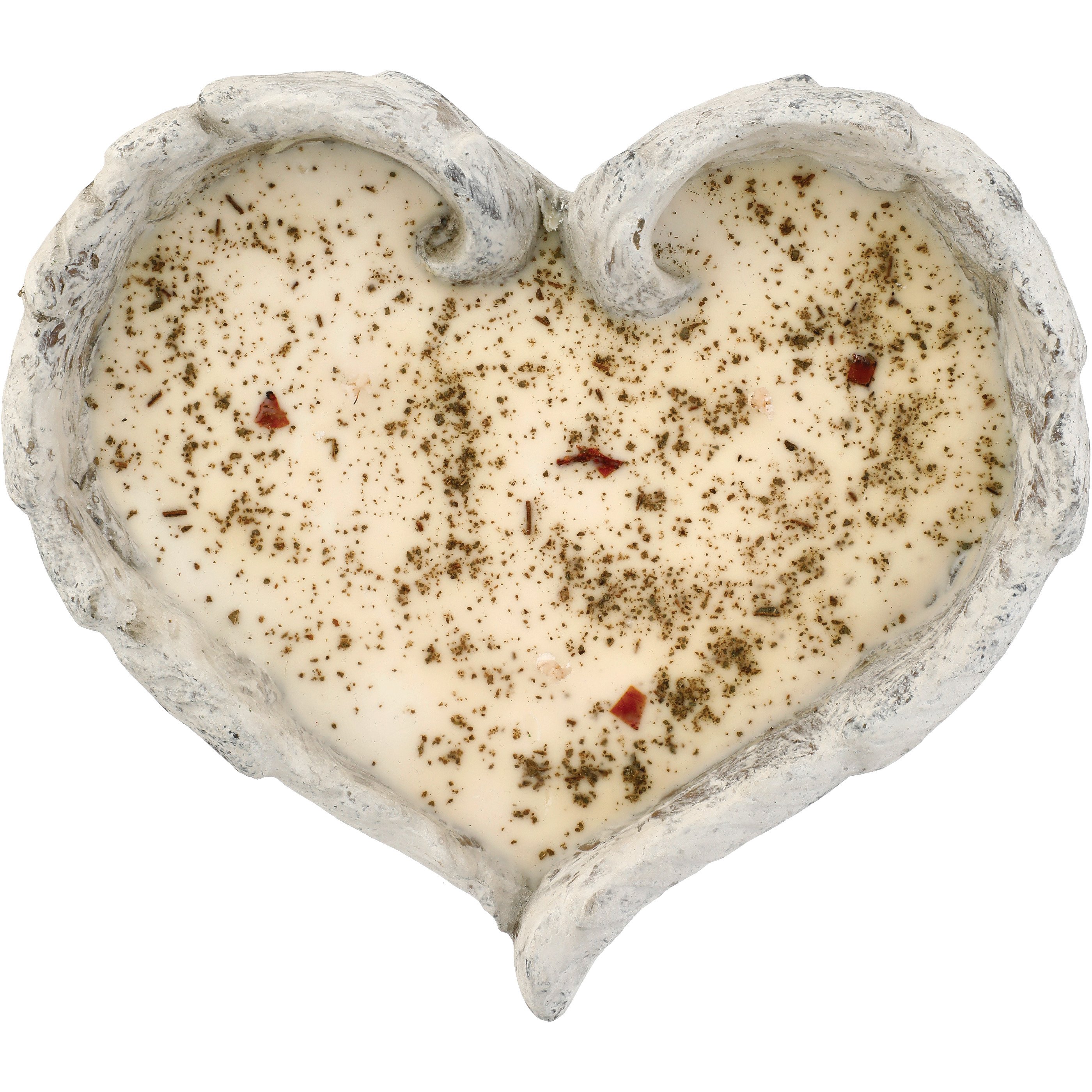 Texas Proud Strawberry Wine Scented Heart Candle, 8" x 7"